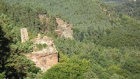 die Burgruine Klein-Arnsberg